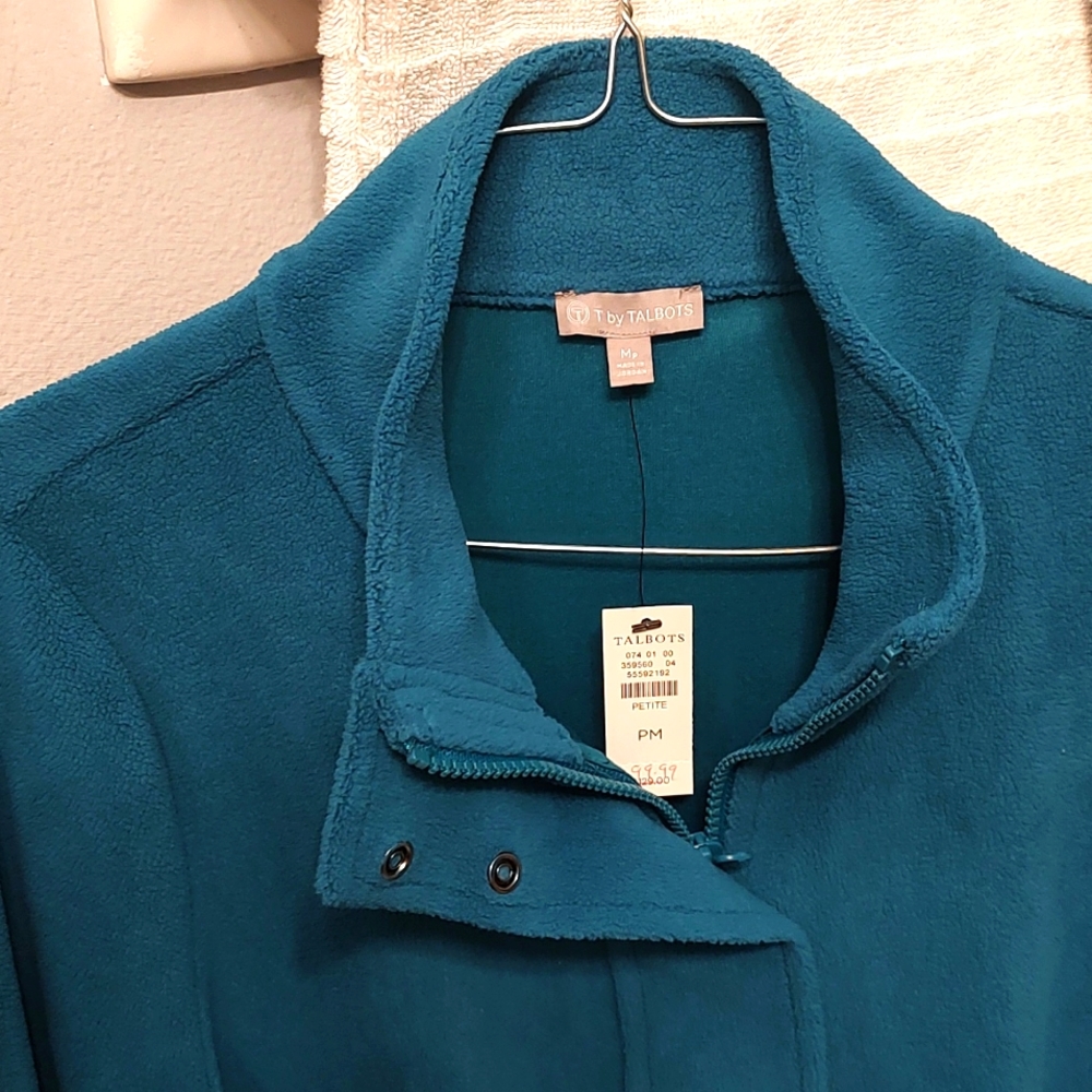 T by Talbots Fleece Jacket NWT - Picture 5 of 7